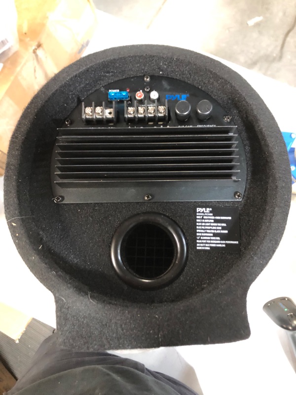Photo 1 of 8-Inch Carpeted Subwoofer Tube Speaker - 250 Watt High Powered 
