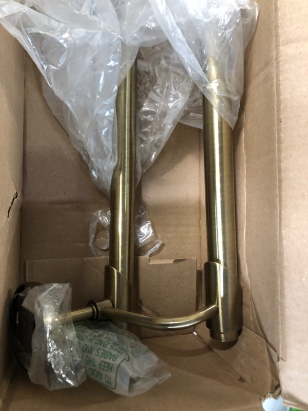 Photo 2 of Allied Brass SH-72/24 24 Inch Double Towel Bar, Antique Brass