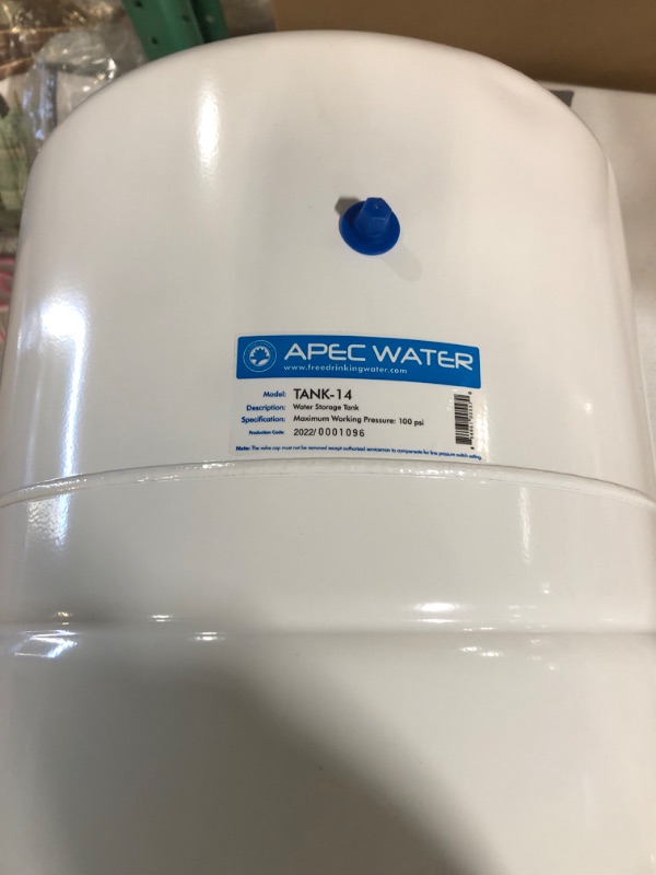 Photo 3 of APEC 14 Gallon Pre-Pressurized Reverse Osmosis Water Storage Tank