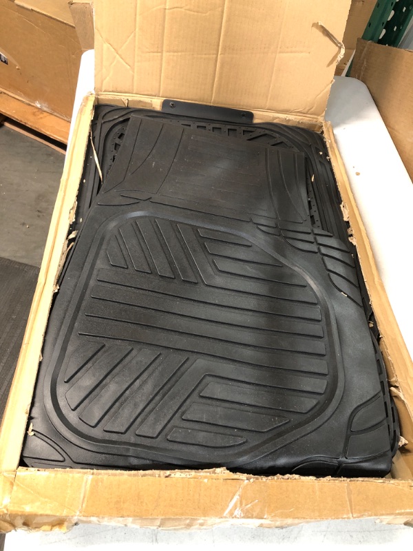 Photo 2 of Amazon Basics All-Weather Protection Heavy Duty Rubber Floor Mats