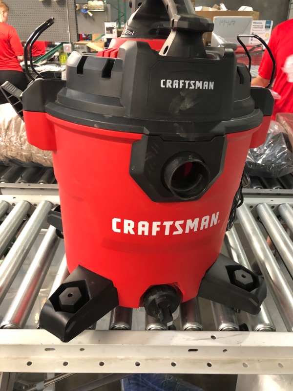 Photo 9 of ***HEAVILY USED AND DIRTY***
CRAFTSMAN Detachable Blower 12-Gallons 6-HP Corded Wet/Dry Shop Vacuum