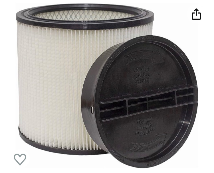 Photo 1 of 90304 90350 Shop Vac HEPA Cartridge Replacement Filter