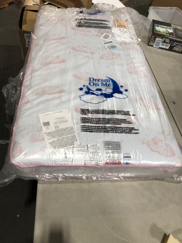 Photo 2 of **SEE NOTES**
Dream On Me Twilight 80 Coil Spring Crib and Toddler Bed Mattress