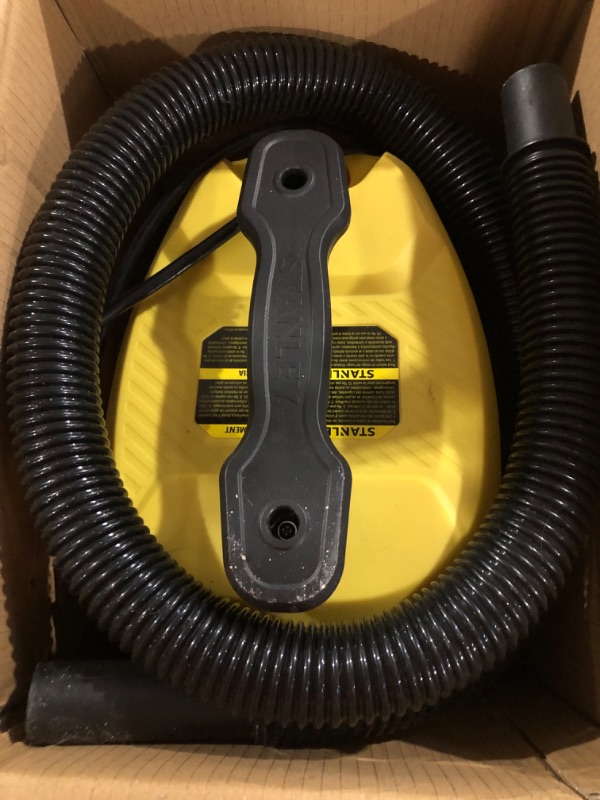 Photo 3 of -SEE NOTES-Stanley SL18910P-3 Wet/Dry, 3 Gallon, 3 Horsepower, Portable Car Vacuum, 3.0 HP AC, Black+Yellow