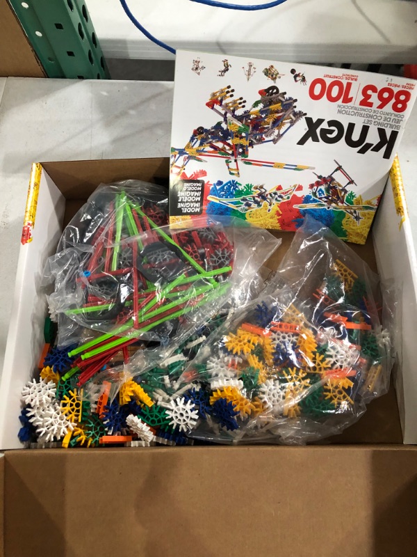 Photo 1 of -USED-K'NEX 100 Model Imagine Building Set (Amazon Exclusive) & Beginner 40 Model Building Set - 141 Parts - Ages 5 & Up - Creative Building Toy, Multi