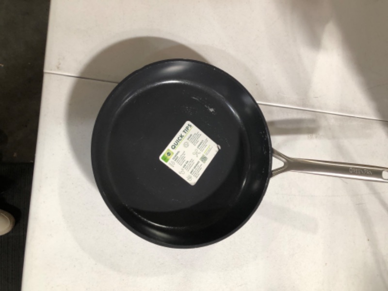 Photo 4 of -USED-GreenPan GP5 Hard Anodized Advanced Healthy Ceramic Nonstick, 9.5" and 11" Frying Pan Skillet Set, PFAS-Free, Induction, Dishwasher Safe, Oven & Broiler Safe, Black