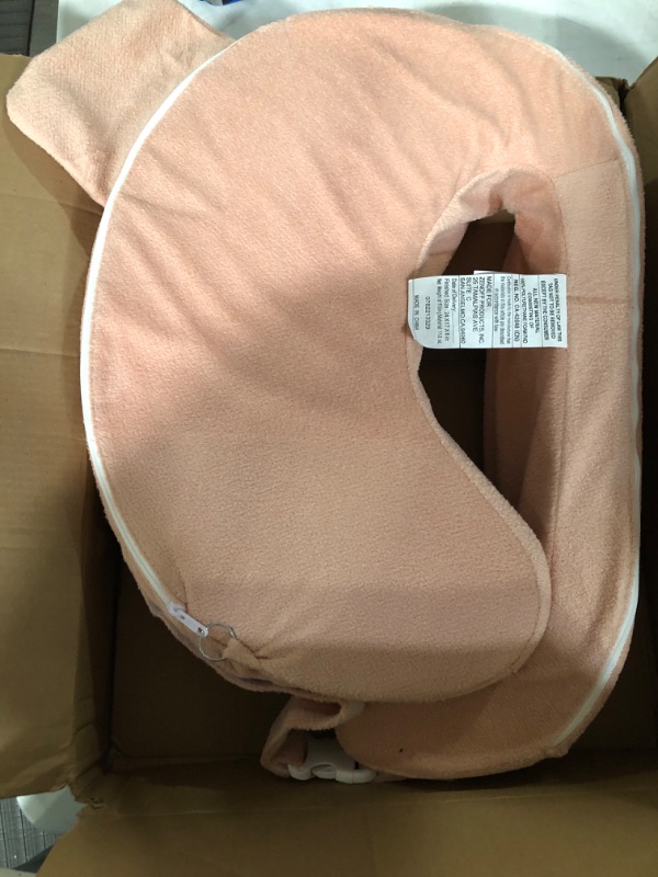 Photo 2 of -USED-My Brest Friend Deluxe Nursing Pillow for Breastfeeding & Bottle Feeding, Enhanced Posture Support, Double Straps & Removable Extra Soft Slipcover, Soft Rose Deluxe Soft Rose