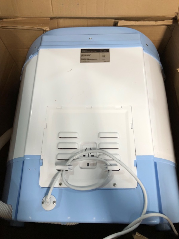 Photo 2 of -USED-Pyle XPB20-288S PYRPUCWM22 Compact & Portable Washer & Dryer, 0, White