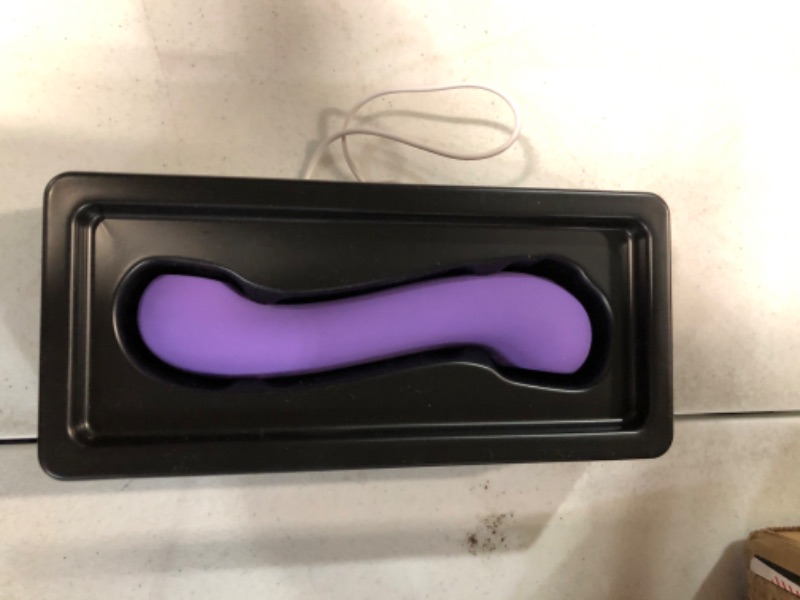 Photo 2 of -BROKEN CHARGER-plusOne Thumping Arouser, 10 Intensity Settings, Fully Waterproof, Made of Body-Safe Silicone, Purple