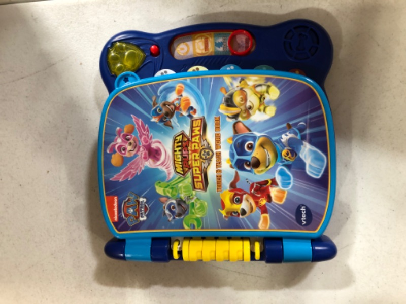 Photo 3 of -USED-VTech PAW Patrol Mighty Pups Touch and Teach Word Book , Blue