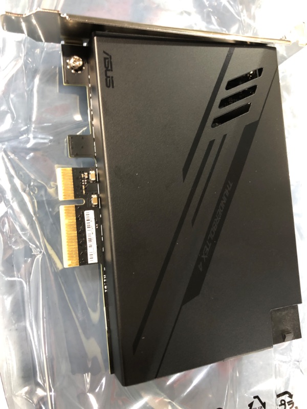 Photo 2 of ASUS ThunderboltEX 4 with Intel® Thunderbolt™ 4 JHL 8540 Controller, 2 USB Type-C Ports, up to 40Gb/s bi-Directional Bandwidth, DisplayPort 1.4 Support, up to 100W Quick Charge.