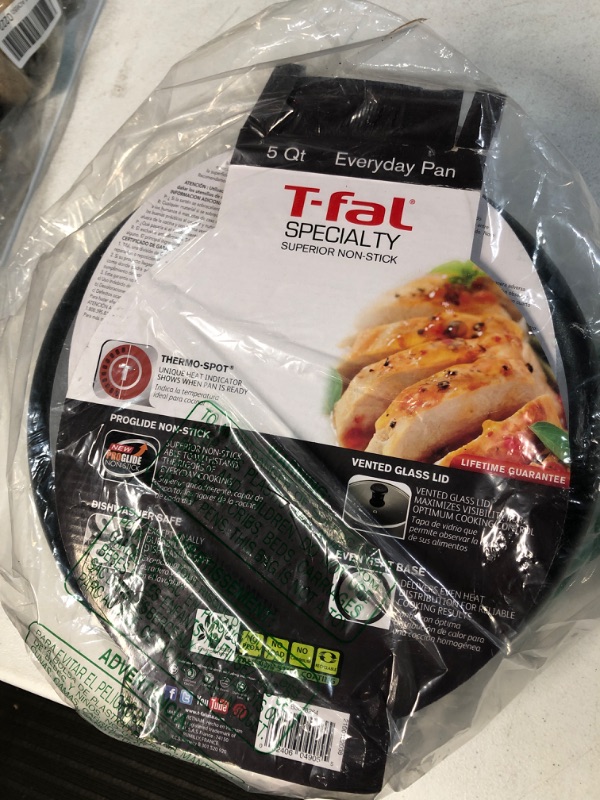 Photo 1 of *DAMAGED* T-fal A8428464 Non-Stick Specialty Every Day Pan, 5 Quart