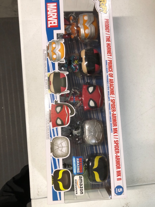 Photo 2 of Funko Pop! Marvel: Spider-Man: Beyond Amazing 5 Pack, Amazon Exclusive