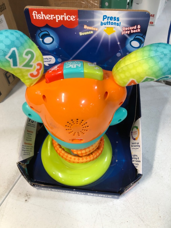 Photo 3 of Fisher-Price Interactive Baby and Toddler Learning Toy with Music, Lights and Bouncing Action, DJ Bouncin’ Beats ?