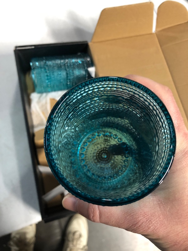 Photo 4 of (READ NOTES) Godinger Jax Highball Beverage Glass Cup Seafoam – Set of 2