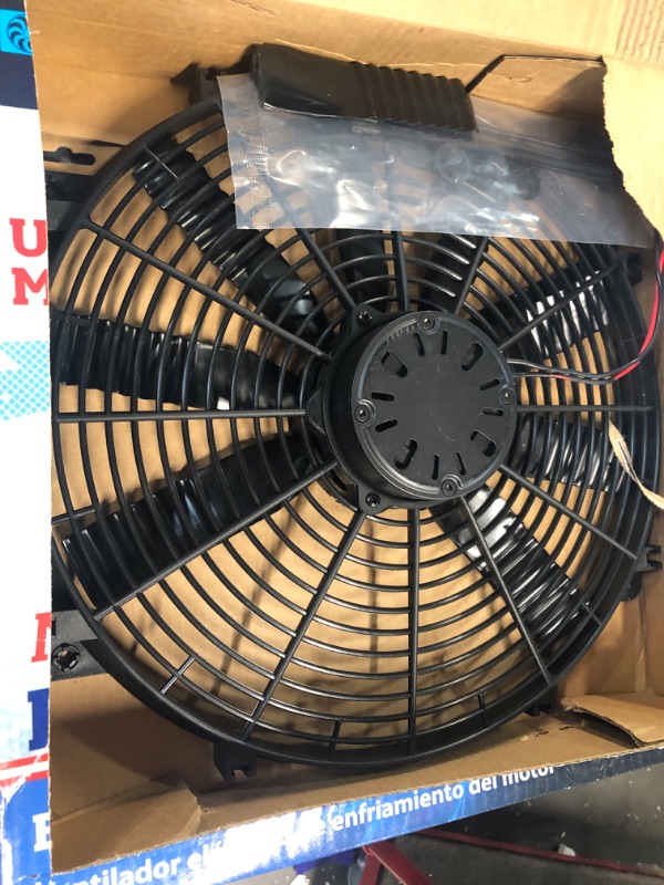 Photo 2 of Flex-a-lite Flex-Wave LoBoy Electric Fan (Puller), 16" (238)