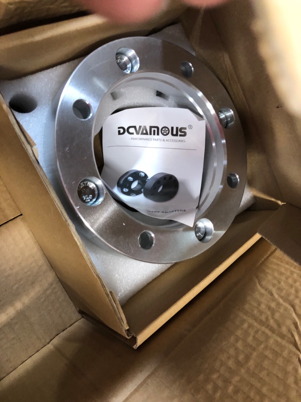 Photo 2 of DCVAMOUS 4PC 4x156 ATV UTV Wheel Spacers 1.25 Inch with 12x1.5 Studs 131mm \