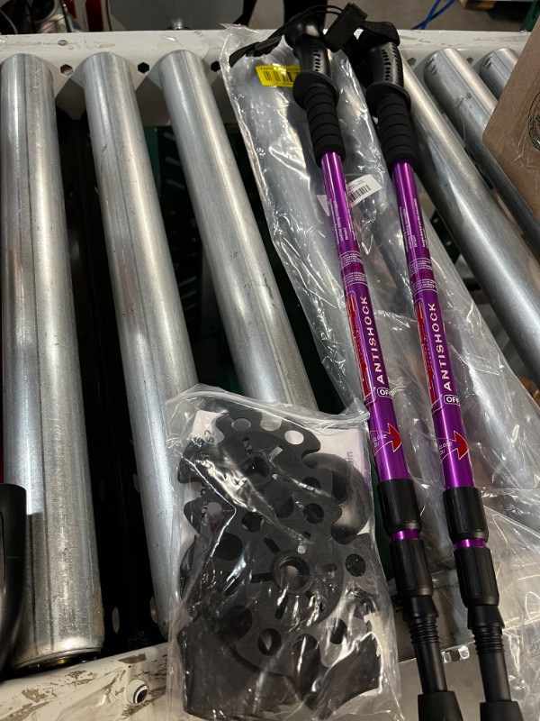 Photo 1 of Aihoye Hiking Trekking Poles, 2 Pack-purple