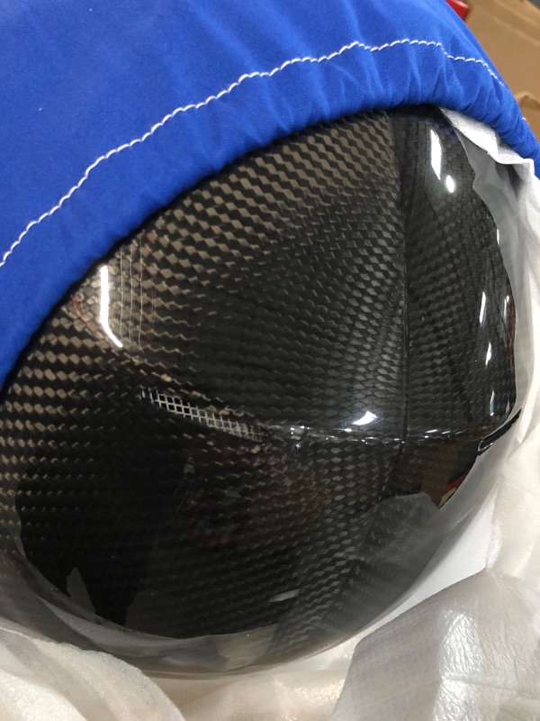 Photo 2 of Conquer Carbon Fiber Full Face Auto Racing Helmet Snell SA2020 X-Large