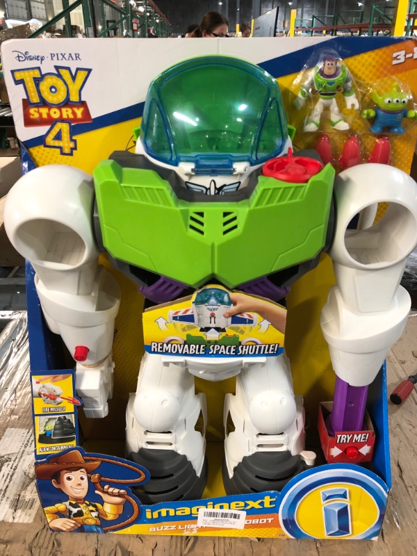 Photo 2 of Imaginext Disney Toy Story Buzz Lightyear Robot Playset [Amazon Exclusive] Standard