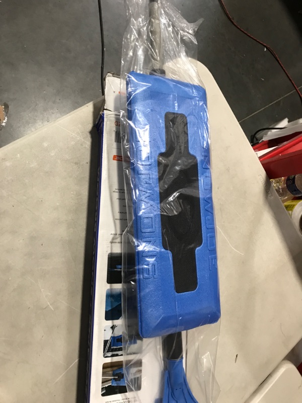 Photo 1 of Snow Joe SJBLZD The Original 2-In-1 Telescoping Snow Broom + Ice Scraper w/18-Inch No-Scratch Foam Head, Closed Cell Foam for No Water Absorption, Blue Original Tool