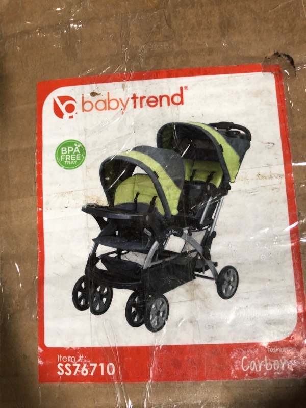 Photo 5 of Baby Trend Sit N Stand Double, Carbon Carbon Sit N Stand Double ?49 x 21.5 x 42 inches