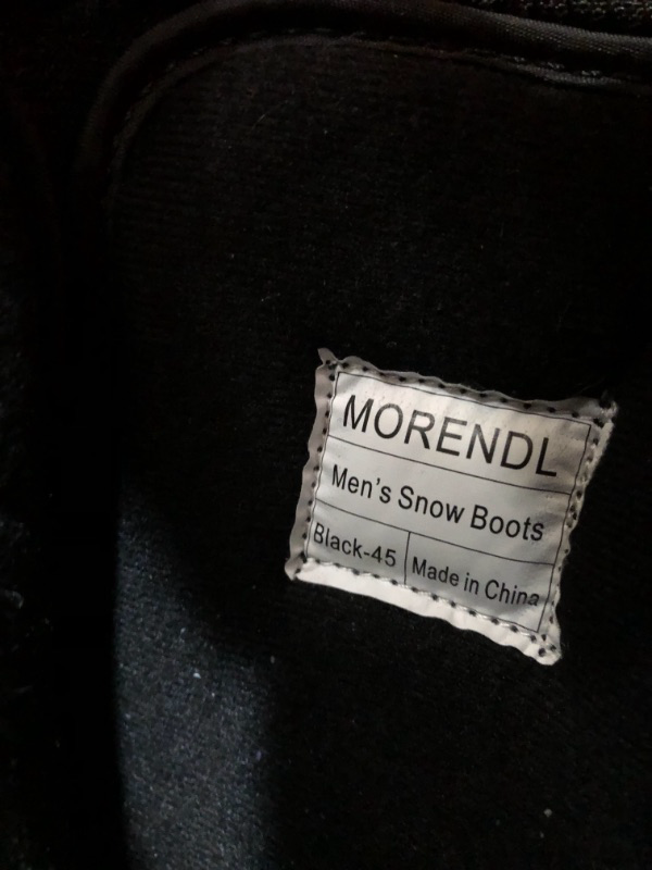 Photo 4 of [USED] MORENDL Men's Snow Boots - 11.5 (45)  Black