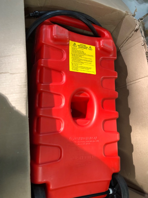 Photo 2 of Scepter FDMG141 14 Gallon Flo-N-Go Duramax Fuel Caddy, Red