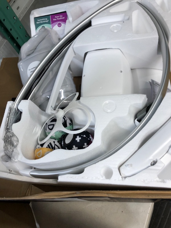 Photo 3 of 4moms MamaRoo Multi-Motion Baby Swing, Bluetooth Baby Swing with 5 Unique Motions, Grey