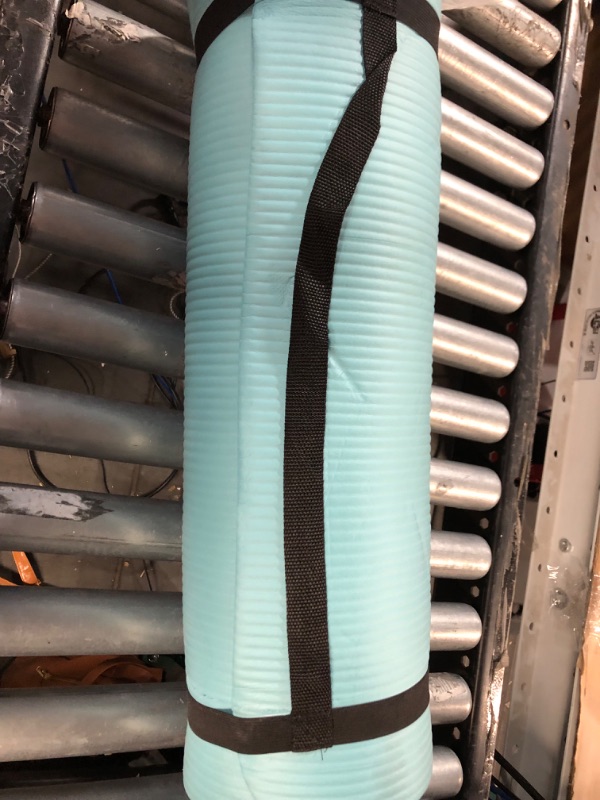 Photo 4 of *STOCK PHOTO FOR REFERENCE* TEAL YOGA MAT