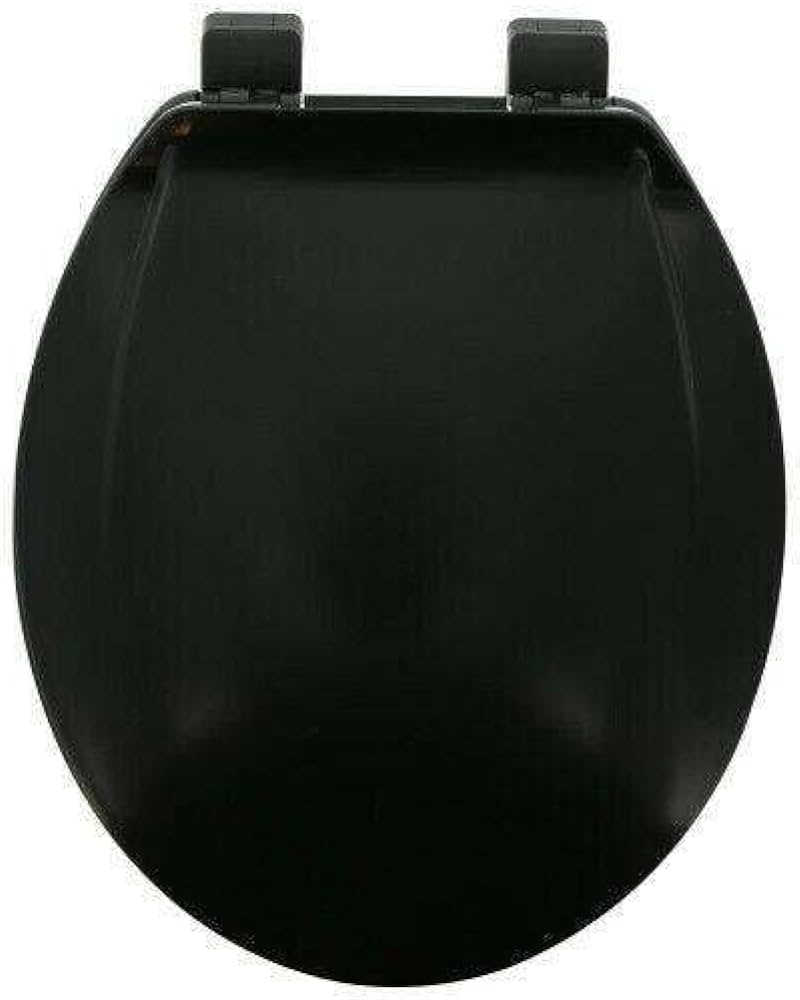 Photo 1 of **DAMAGE/SCRATCHES** Bath Decor Black Toilet Seat