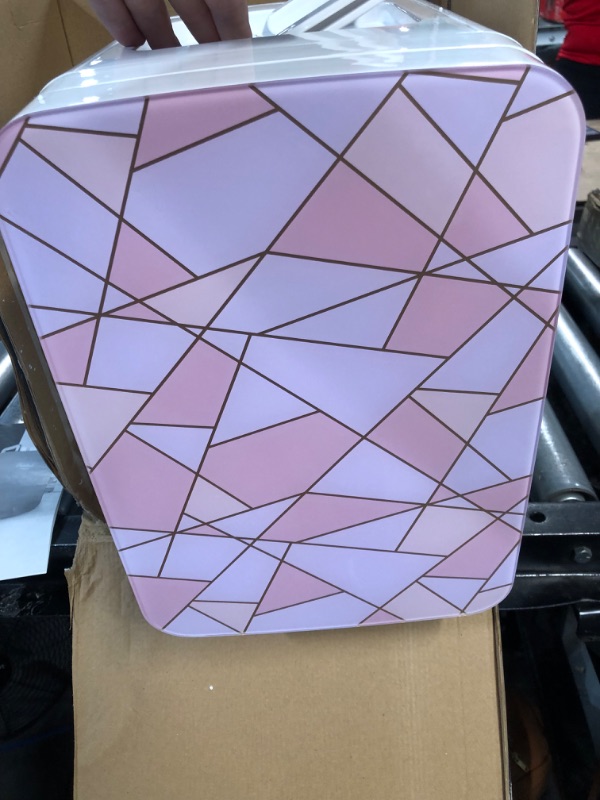 Photo 1 of Cooluli 10L Mini Fridge 10 Liter Fractal Pink