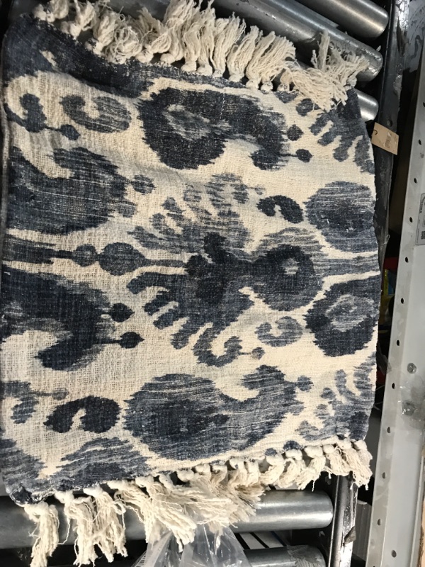 Photo 2 of ** PILLOW CASE ONLY NO PILLOW**
Creative Co-Op Stonewashed Woven Cotton Blend Ikat Pattern Pillow Case 20"