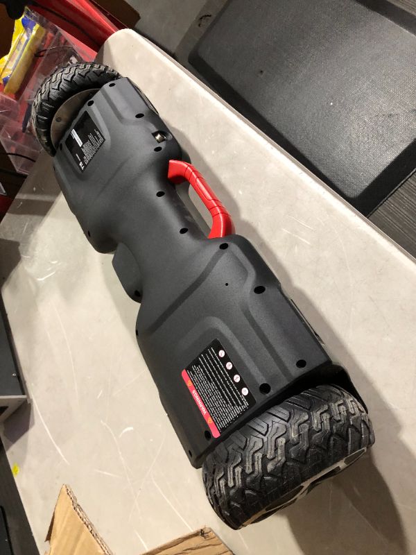 Photo 2 of ***NOT FUNCTIONAL - FOR PARTS - MISSING CHARGER***
Gyroor All Terrain Hoverboard, 8.5" Off Road Hoverboards with 700w Motor