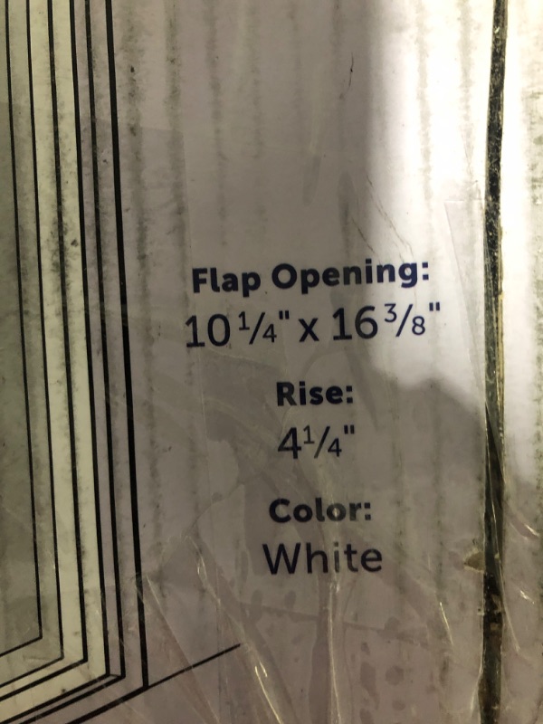 Photo 5 of * used * flap opening 10 1/4" x 16 3/8" * rise 4 1/4" 
PetSafe Sliding Glass Pet Doors - Extreme Weather Door or 2-Piece Standard Door -