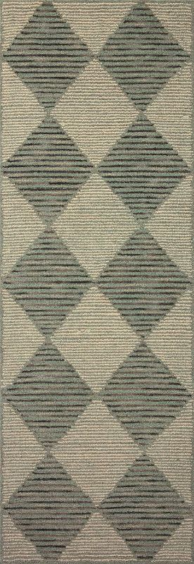 Photo 1 of (USED) Chris Loves Julia x Loloi Francis Collection FRA-01 Beige / Charcoal 2'-3" x 3'-9" Accent Rug