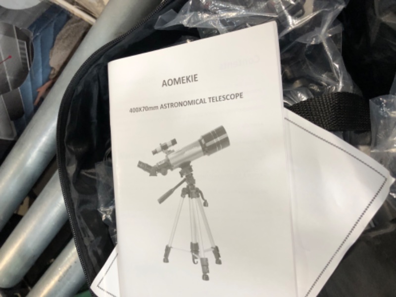 Photo 2 of AOMEKIE Telescopes for Adults Astronomy with Backpack Telescope 