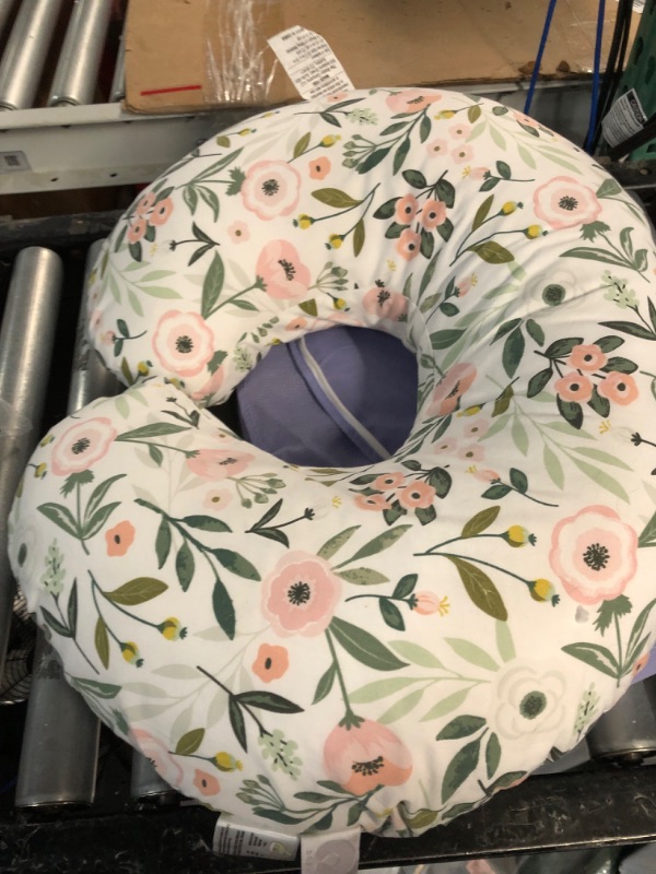 Photo 3 of Boppy Nursing Pillow and Positioner—Original | Pink Garden Flowers 20x16x5.5 Inch