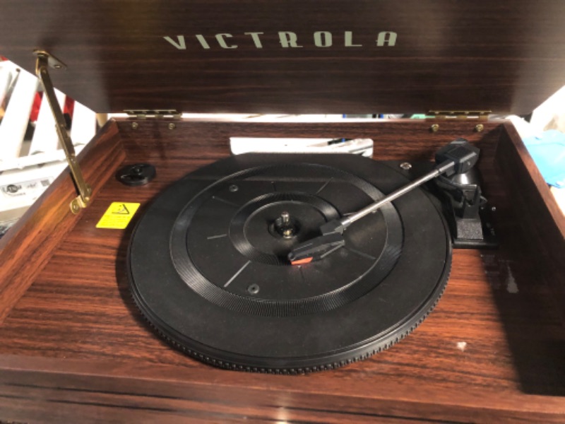 Photo 1 of Victrola Nostalgic 6-in-1 Bluetooth Record Player & Multimedia Center with Built-in Speakers 