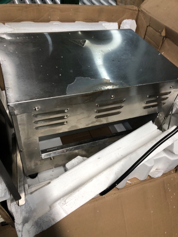 Photo 7 of ***MAJOR DAMAGE - NONFUNCTIONAL - BURNT - SEE PICTURES - FOR PARTS***
VEVOR 450 Slices/Hour Commercial Conveyor Toaster,2600W Stainless Steel Heavy Duty Industrial