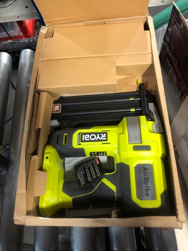 Photo 3 of ONE+ 18V 18-Gauge Cordless AirStrike Brad Nailer with 4.0 Ah Battery and Charger