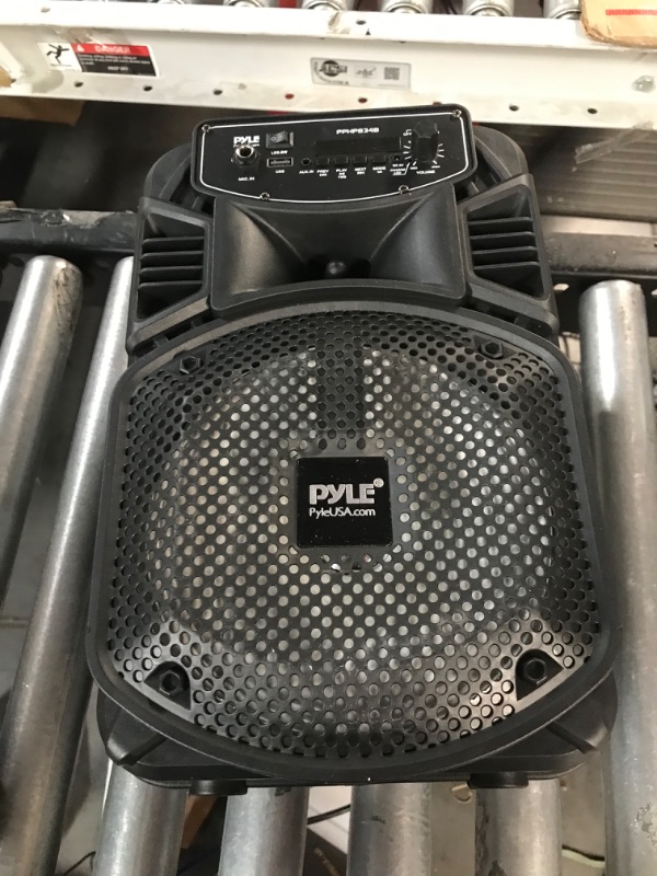 Photo 2 of Pyle Portable Bluetooth PA Speaker System-300W Rechargeable Remote PPHP834B