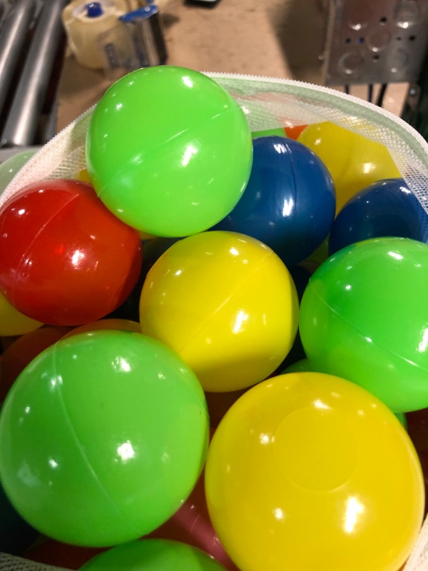 Photo 2 of BalanceFrom 23Inch Ball Pit Balls 6 Bright Colors 400CT