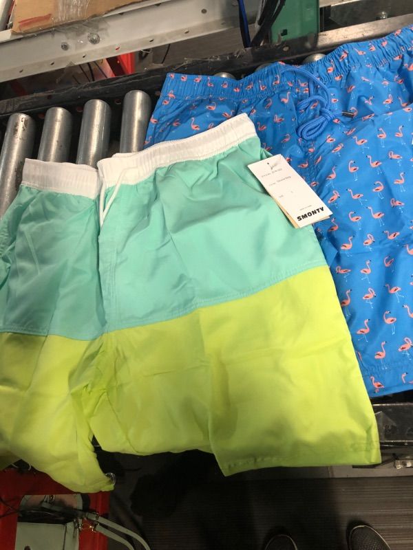 Photo 3 of *NON REFUNDALBLE*  SMONTY Mens Swim Trunks 2PK LARGE