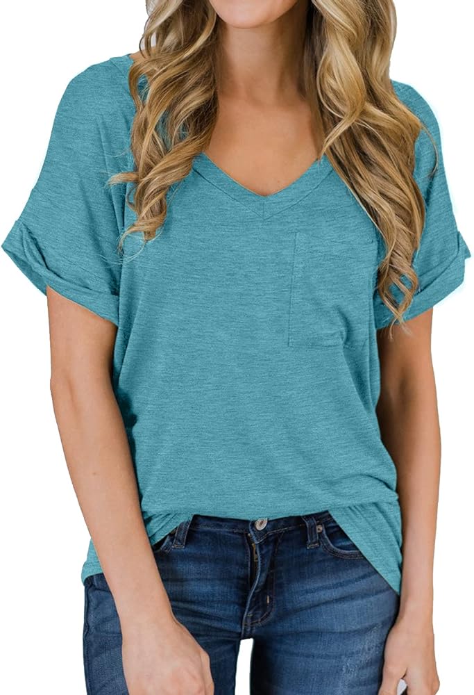 Photo 1 of  Women's Short Sleeve V-Neck Shirt