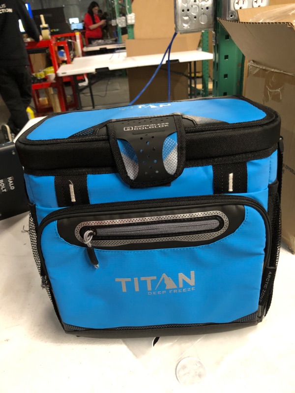 Photo 2 of Arctic Zone Titan Deep Freeze Zipperless Hardbody Coolers - Blue 16 Can