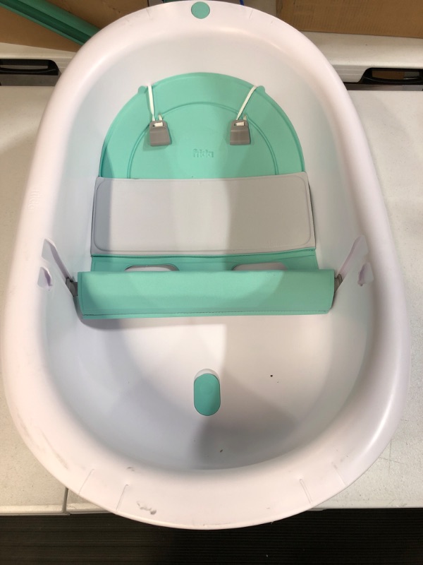 Photo 2 of 4-in-1 Bathtub by Frida Baby Transforms Infant Bathtub to Toddler Bath ?29 x 18.75 x 9.5 inches