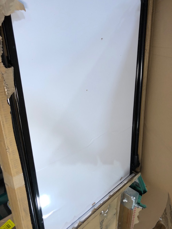 Photo 2 of SCZS White Board Easel Office Portable Tripod with White Board Flipchart Easel Height Adjustable 24x36inches, (U-Black)