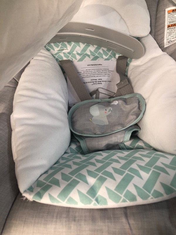 Photo 4 of Ingenuity Keep Cozy 3-in-1 Grow with Me Vibrating Baby Bouncer Seat & Infant to Toddler Rocker - Weaver, Newborn and up