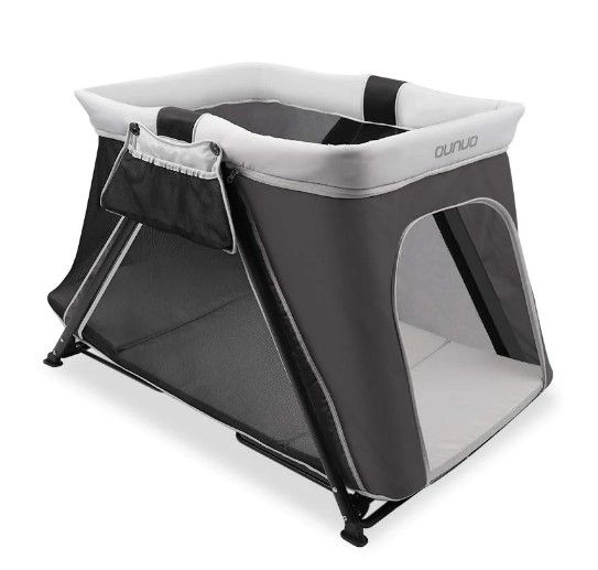 Photo 1 of General Portable Playard with Bassinet Insert for Babies Indoor Outdoor Grey Themed Dark (STOCK PHOTO REFERENCE ONLY)